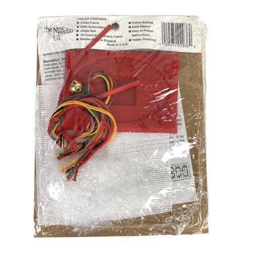Cross Stitch Kits Set 4 Bucilla Santa Collage New Berlin Ornaments New Sealed - Picture 8 of 11