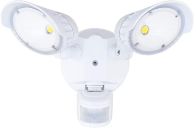 Amazon Basics 40W Waterproof LED Outdoor Motion Sensor Security Light with 2 Adj