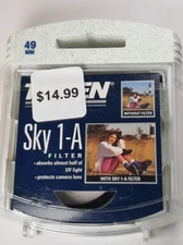 49mm TiFFEN Skylight 1A Glass Lens Filter 49 mm sklight1A Sky-1A E49 E-49 USA