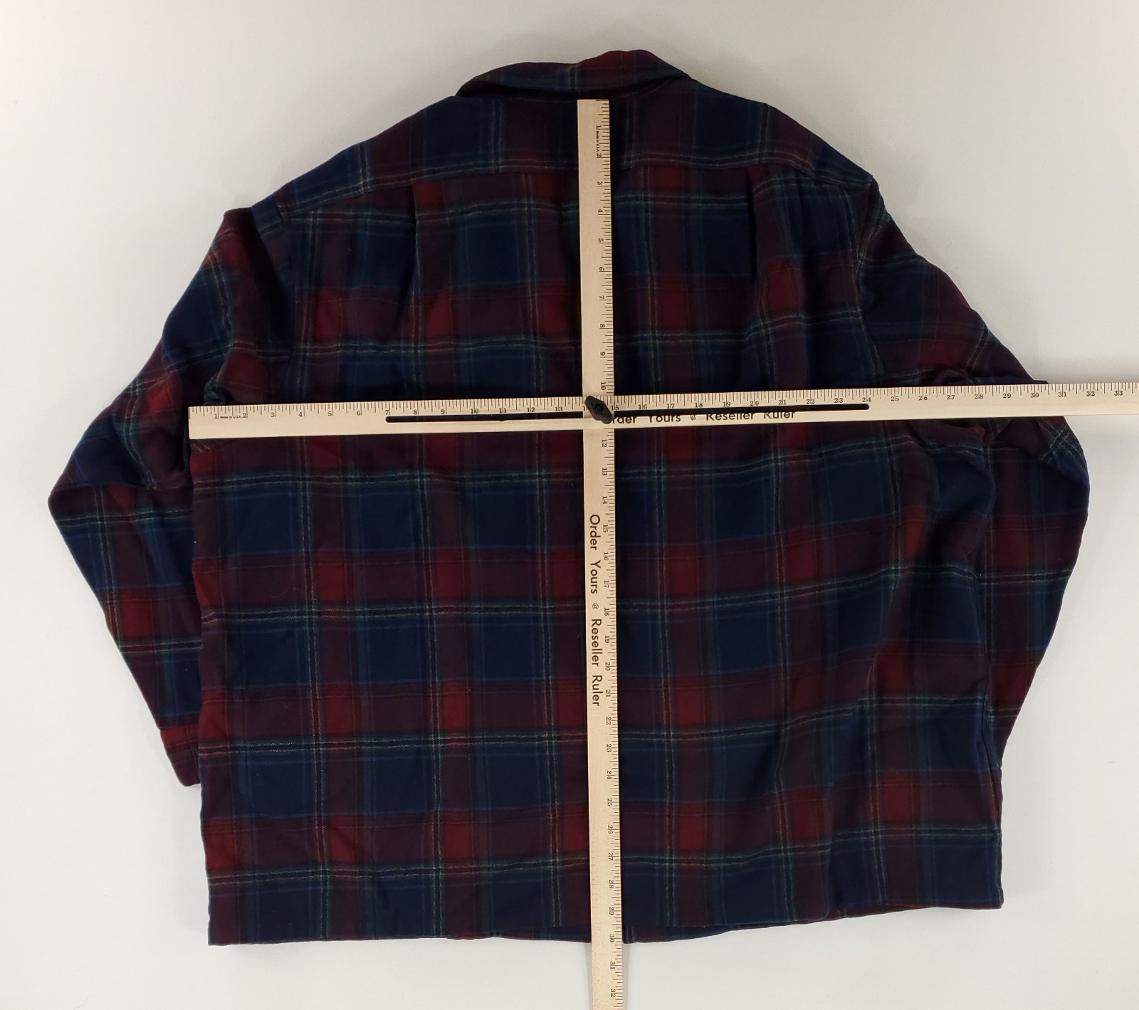 Pendleton Board Shirt Loop Collar Button Up Plaid… - image 9