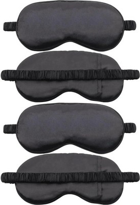 4 Pack Sleep Mask for Women  Men, 100 Blackout Silky Eye Cover, Zero Eye Pres...