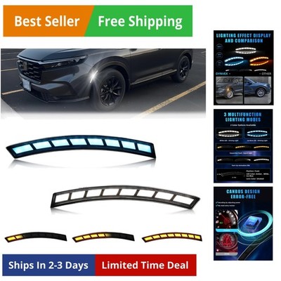 Front Sequential Side Marker Lights for 2023-2024 Hon-da CR-V CRV, Upgrade Sm...
