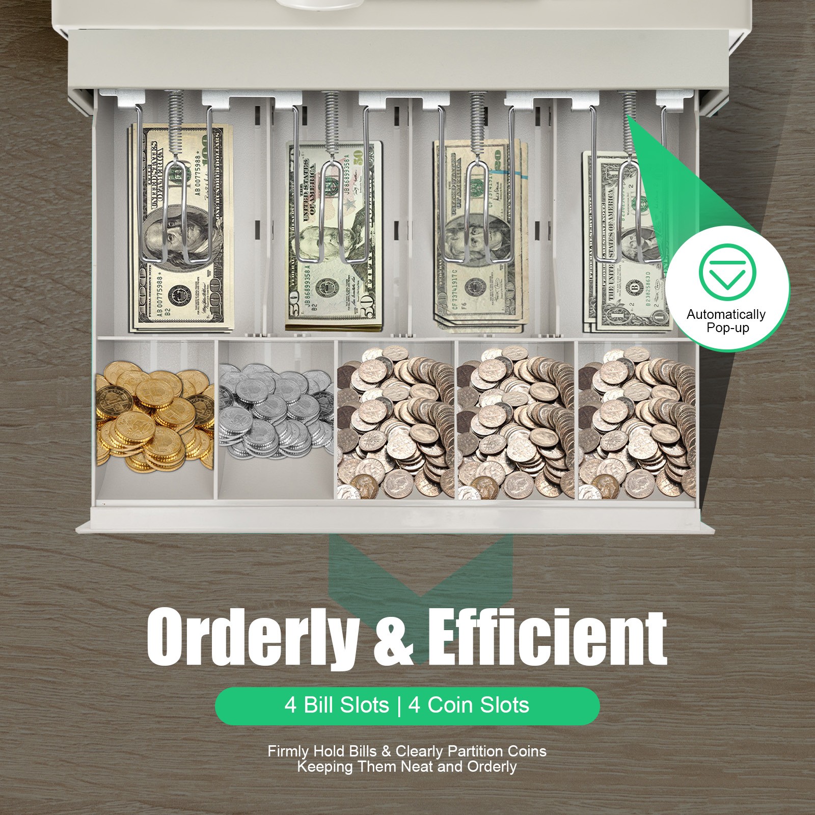 как выглядит Square POS Terminal Cash Register Complete W/ Printer, And Cash Drawer, 48 Keys фото