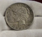 1921 US Peace Silver Dollar $1 Key Date XF (Cleaned, Retoned)