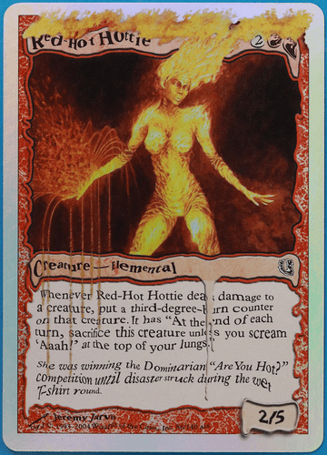 Red-Hot Hottie FOIL Unhinged NM Red Common MAGIC MTG CARD (ID# 495948) ABUGames - Picture 1 of 2