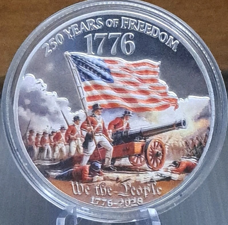 250 Years Of American Freedom "Lady Liberty - We The People" Challenge Coin