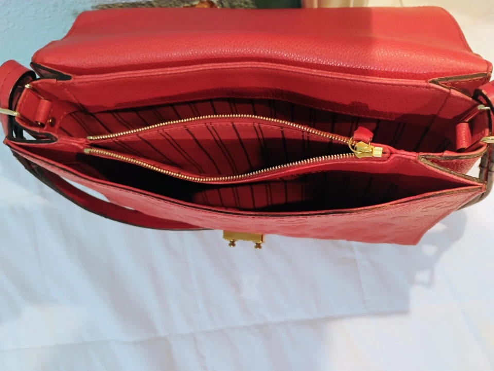 Louis Vuitton Monogram Empreinte, Bolso de cuero de piel de becerro, cierre S-lock Foto 2 de 4