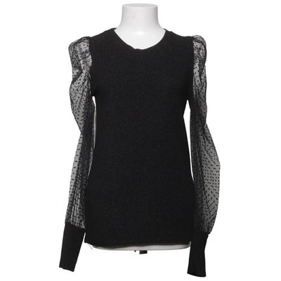 Bluse, Größe: S, ART-7619, Schwarz/Mehrfarbig, Elasthan/Polyester #KMr