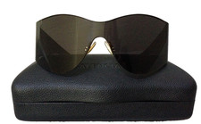 Balenciaga BB0122S 004 Solid Crystal Gray Frame Sunglasses 652.00