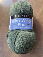 Berroco Ultra Wool Yarn 100% Superwash Wool Color 53158 Green 400yds