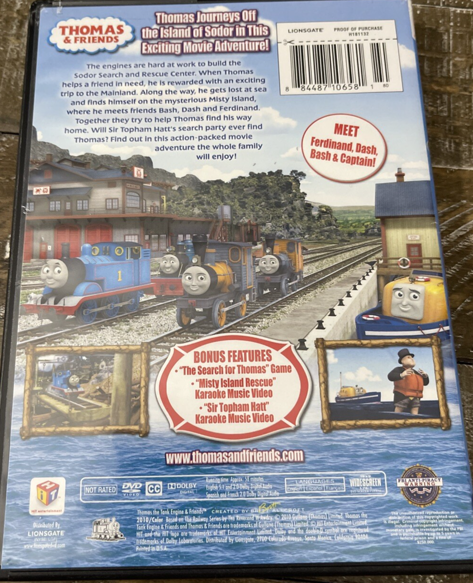 Thomas And Friends Misty Island Rescue DVD 884487106581| eBay