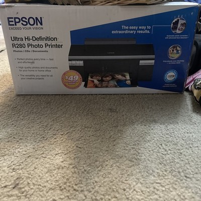 Epson Ultra Hi Definition R280 Color Inkjet Photo Printer NEW Open-Box