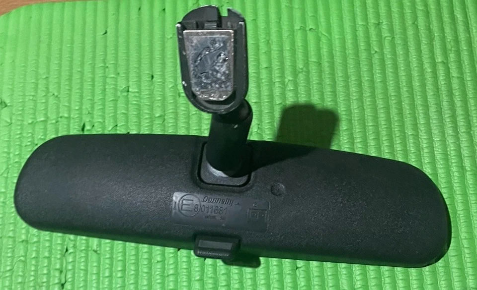 Donnelly Model 240 Interior Rear View Mirror Black 204.1 OEM E8011681 Frontier - Image 3 of 4