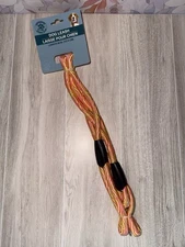 Greenbrier Kennel Club Dog Rope Leash, 4ft, Pink & Yellow