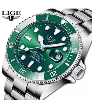 Herren Armbanduhr mit Datum Männer Uhren Luxusuhr Sportuhr Wasserdicht Uhr