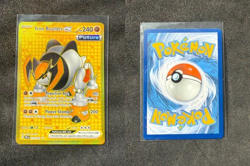 Iron Boulder ex 217/162 Hyper Rare Temporal Forces Pokemon Holo