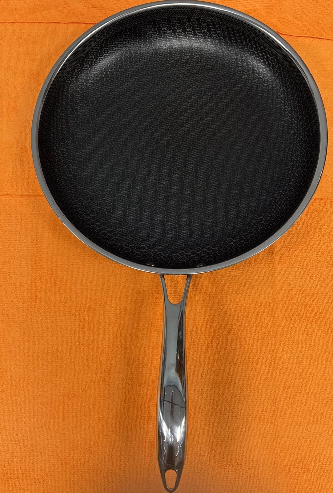 HexClad 12" FRYING PAN 12-Inch 12 Hybrid Non-Stick NO Lid - Used Good Condition