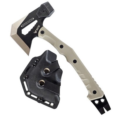 MUCITUP MUCTAC Breach Tactical Axe Pry Tool w/ Kydex Sheath | eBay
