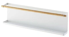 Yamazaki Jitsugyo Yamazaki Kitchen Counter Side Storage Rack White Approx.  253
