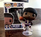 CUSTOM Funko POP! NBA Kobe Bryant #8 LA Lakers Rookie Purple Jersey Angel Figure
