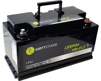 Wohnmobil Lifepo4 Batterie  100 Ah  12,8 Volt von Wattstunde Premium Qualität !