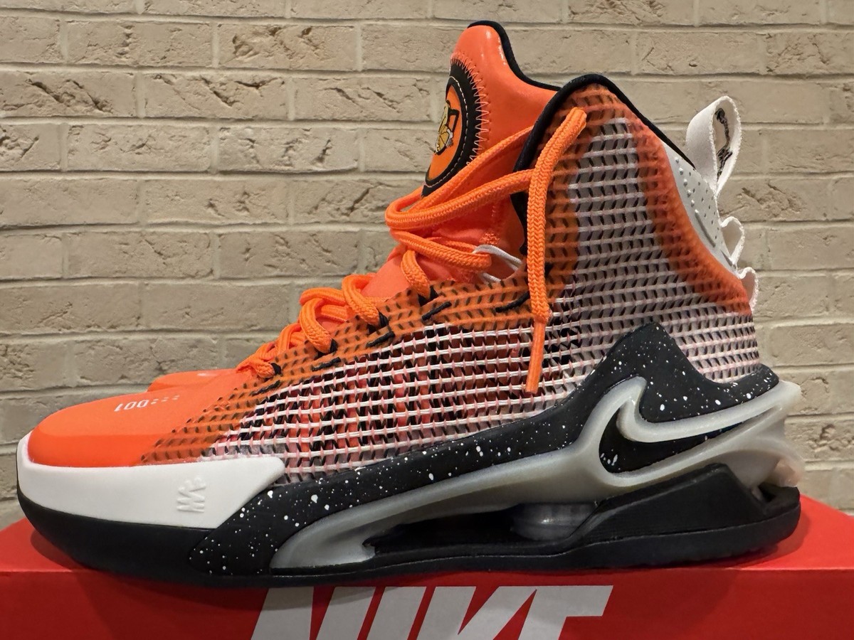 Nike Air Zoom G.T .Jump Basketball Shoes Orange Black CZ9907  display picture 2