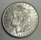 BU 1900-P Morgan Silver Dollar (Blast White, All Original), U.S. $1 Coin MS