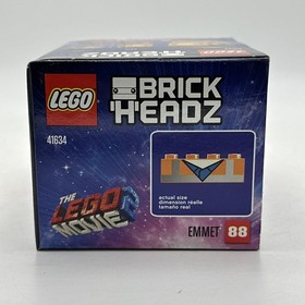 Walmart Exclusive LEGO BRICKHEADZ Emmet (41634) Retired New Sealed In Box #4886