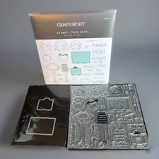 CTMH LITTLE MISS MESSAGE Stamp & Thin Cuts Bundle #Z3916 New!!
