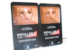 Lot of 2 #815 Deep - L'Oreal Infallible Pro Contour & Highlight Palette SEALED