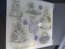 CTMH Stamp Set Sensational Season Spring D1454 Bunnies/Easter 10 Stamp Set