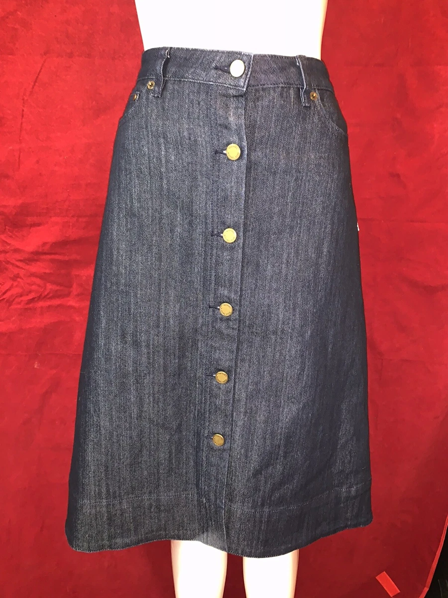 Michael kors 2024 jean skirt