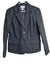 Dress Barn Women's Black Blazer Fully Lined Size 12