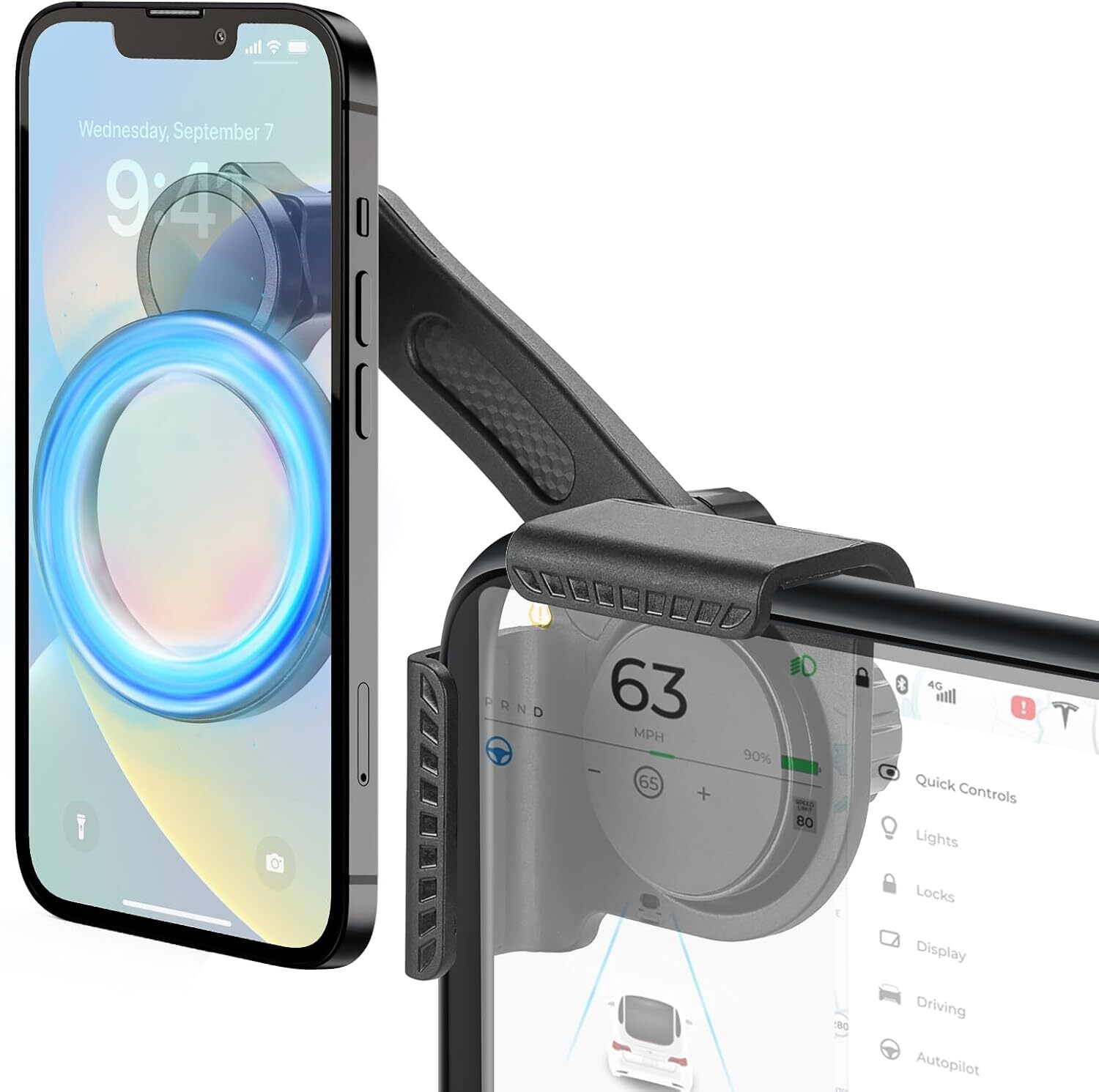 For Tesla Phone Mount Strongest Magnetic Tesla Phone Holder for Tesla Model 3