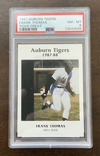 1987-88 McDag - Frank Thomas - Auburn Tigers Greats - PSA 8