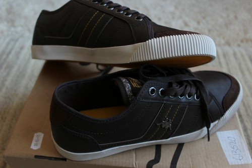 Zapatillas para hombre Kappa Zackry C marrón oscuro/topo talla REINO UNIDO 6,5 EE. UU. 7,5 EU 40 25,5 cm - Imagen 4 de 6