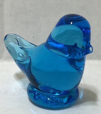 Vintage Glass - BLUEBIRD of HAPPINESS - Phoenix Studios