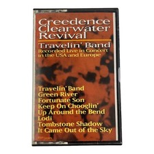 Creedence Clearwater Revival: Travlin  Band Live In Concert Cassette 1990 Rock