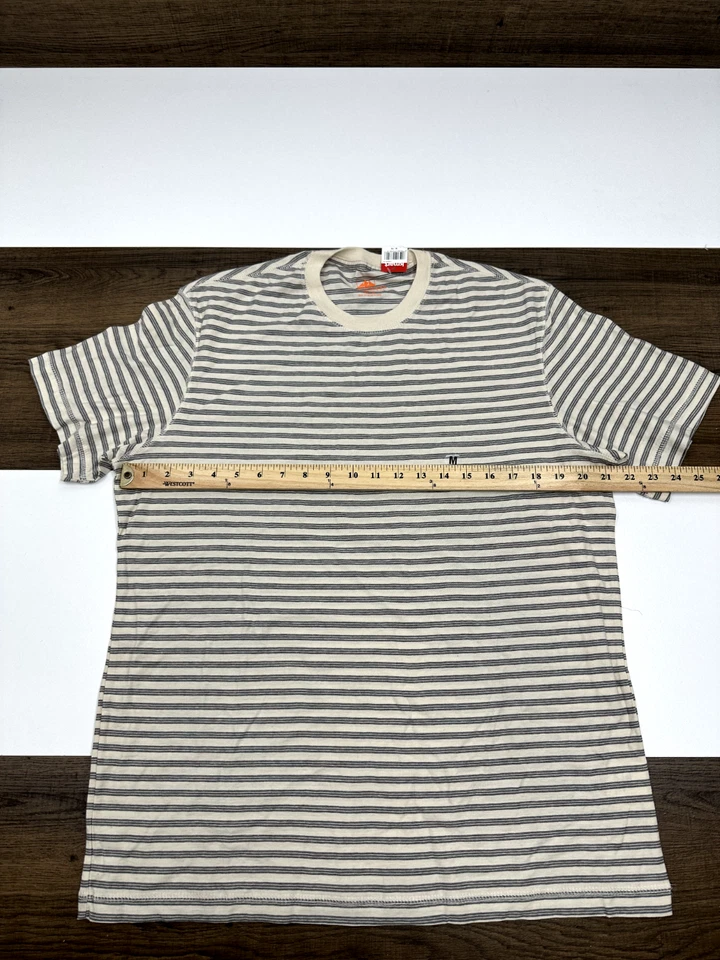 Northwest Territories Size Medium Striped Shirt Tee Crew New NWT M MED Cotton - Image 4 of 4