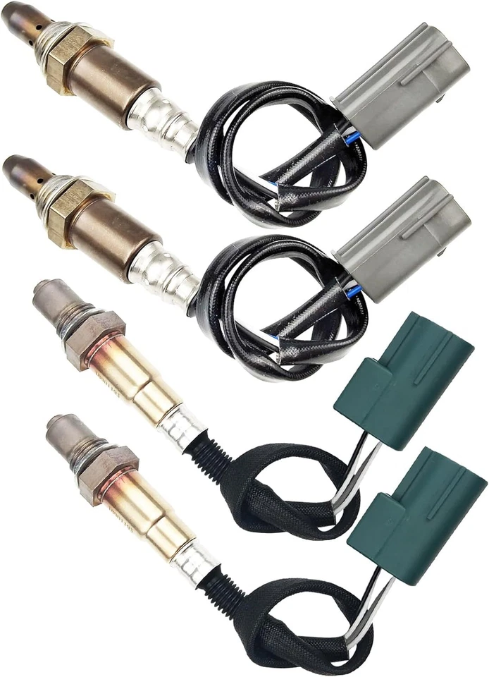 Sensor de oxígeno arriba+abajo 4 piezas para Nissan Titan 2007-2012 07-2010 Infiniti QX56 5,6 L Foto 3 de 4