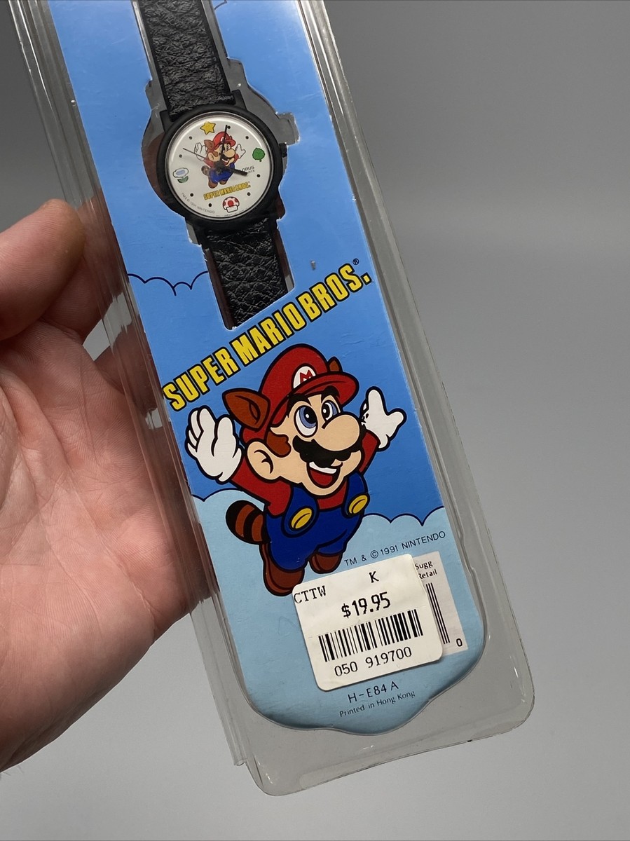 ※MARIO※　　　【超激レア 良品】ミルクボーイ　初期 90s　レザー 新品未開封】日本未発売ゲームボーイカラー版スーパーマリオブラザーズ DX