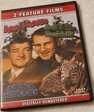 ABBOTT & COSTELLO Jack &the Beanstock Africa Screams DVD 2 films
