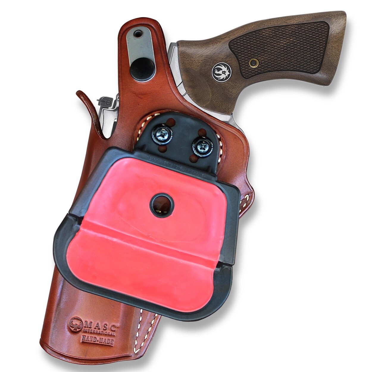 Leather Paddle Holster Fits S W Model 686 Plus 357 Mag 7 Shot 4 leather-paddle-holster-fits-s-w-model-686-plus-357-mag-7-shot-4