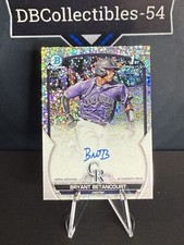 2023 Bowman Chrome Bryant Betancourt 1st Speckle Refractor Auto 056/299 Rockies