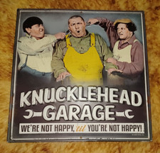 Nucklehead Grage Open Road metal sign Man Cave shop sign 12" x 12".
