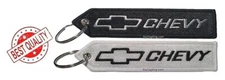 Chevy Keychain Double-Sided Chevy Merchandise Fabric Key Fob Car Key Patch