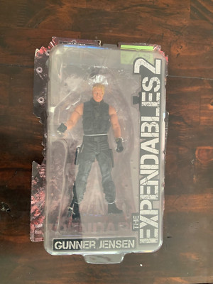 The Expendables 2 GUNNER JENSEN Dolph Lundgren 7'' Action Figure - NEW