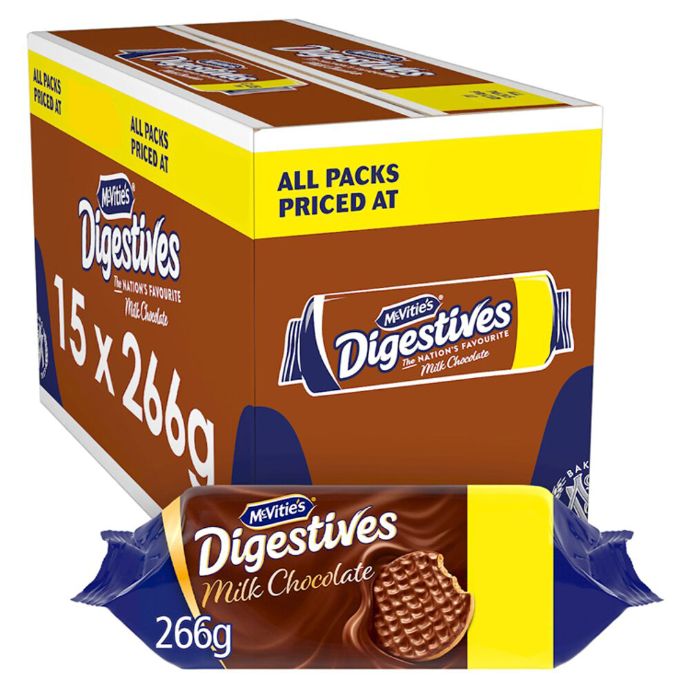 Galletas De Chocolate Con Leche McVitie’s Galletas Inglesas 15x 266g