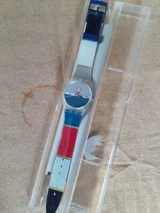 Swatch origine Just White Quartz suisse GW151 unisexe France