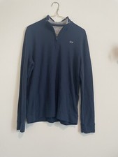 Vineyard vines Boy  s Pullover 1/4 Zip Blue Long Sleeve Size XL